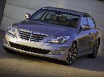 լուսանկար 8 Ավտոմեքենա Hyundai Genesis սեդան (1 սերունդ 2008 2012)