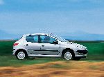 صورة فوتوغرافية 10 سيارة Peugeot 206 هاتشباك 5 باب (1 جيل [تصفيف] 2002 2009)